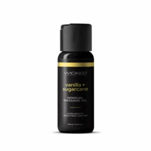 Wicked Vanilla & Sugarcane Sensual Massage Oil 4 Oz - Power Play Studio, LLC