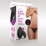 Secrets Vibrating Scalloped Lace Rechargeable Black O/s - Power Play Studio, LLC