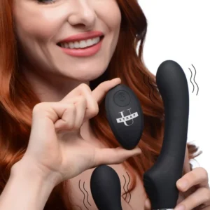 Strap U Mighty Rider 10x Vibrating Strapless Strap-on Black - Power Play Studio, LLC