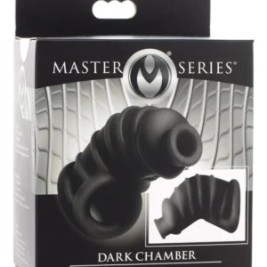 Master Series Dark Chamber Silicone Chastity Cage