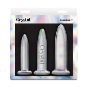 Crystal Anal Trainer Kit - Clear 3 pc Set - Power Play Studio, LLC