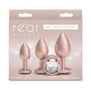 Rear Assets 3 pc Trainer Kit w/Clear Gem - Iridescent Champagne - Power Play Studio, LLC