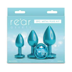 Rear Assets 3 pc Trainer Kit w/Teal Gem - Iridescent Teal - Power Play Studio, LLC