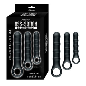 Nasstoys Ass-Sation Anal Wand Training Kit - Black - Power Play Studio, LLC