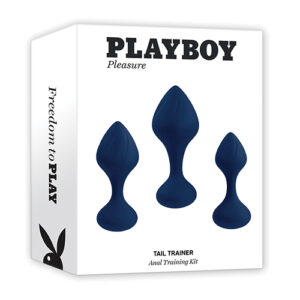 Playboy Pleasure Tail Trainer Anal Training Kit - Navy - Power Play Studio, LLC