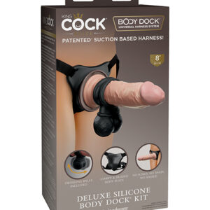 King Cock Elite Deluxe Silicone Body Dock Kit - Power Play Studio, LLC