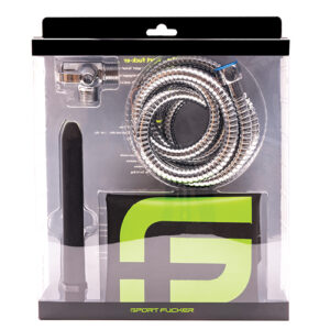 Sport Fucker Shower Kit 6" - Black - Power Play Studio, LLC
